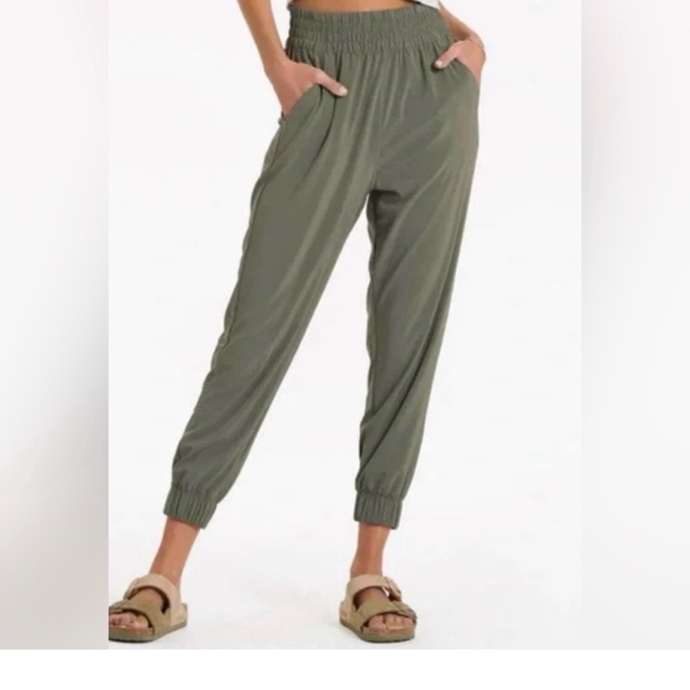 Vuori Olive Green Track Pants